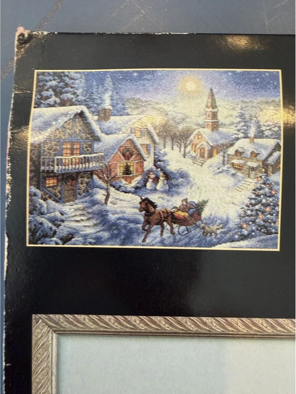 Dimensions Gold Collection 2002 SLEIGH RIDE By Nicky Boehme Cross Stitch Kit New